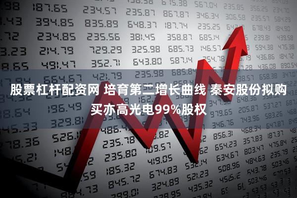 股票杠杆配资网 培育第二增长曲线 秦安股份拟购买亦高光电99%股权
